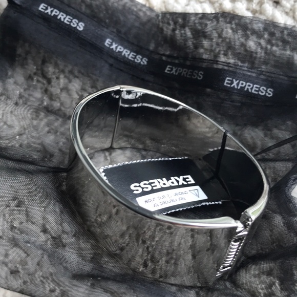 Wavy Hinged Bangle - Picture 2 of 6